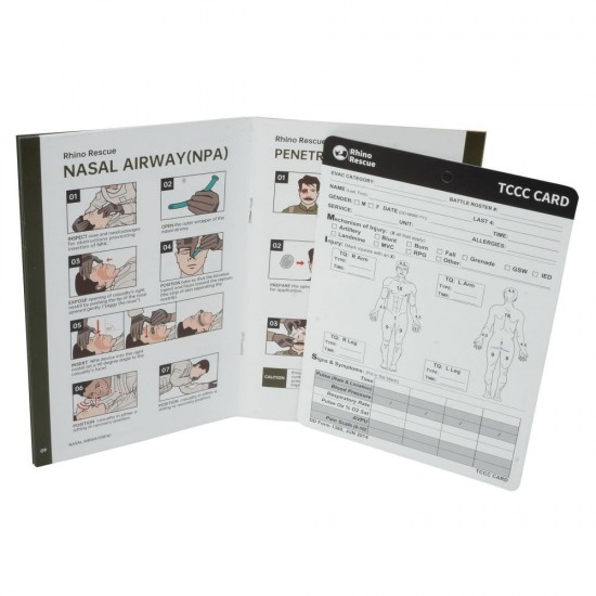 CLC IFAK LEVEL-I MINI FIRST AID KIT RHINO RESCUE RANGER GREEN