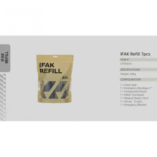 ΦΑΡΜΑΚΕΙΟ IFAK REFILL KIT RHINO RESCUE 7ΤΕΜ ΦΑΡΜΑΚΕΙΟ IFAK REFILL KIT RHINO RESCUE 7ΤΕΜ