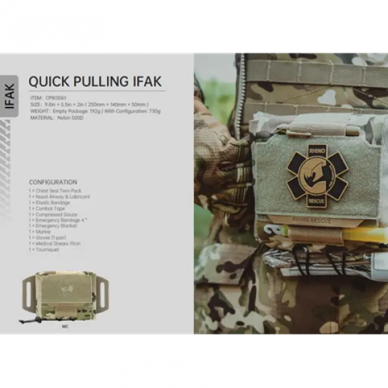 RHINO RESCUE QUICK PULLING IFAK MC
