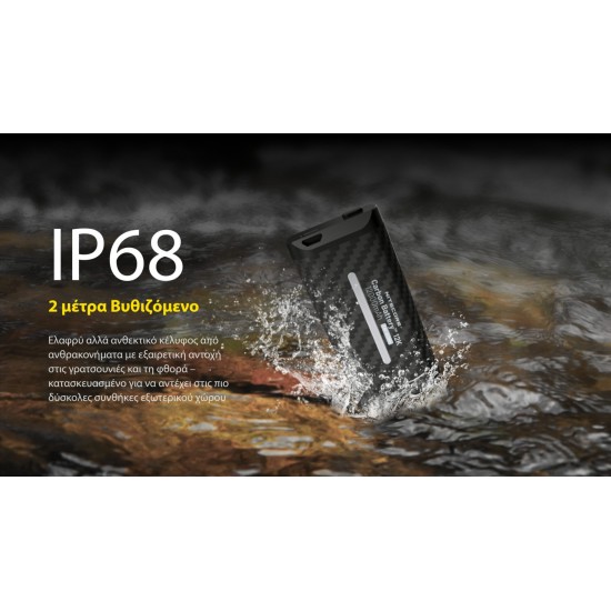 NITECORE CARBON BATTERY 12K HEADLAMP RUNTIME KIT