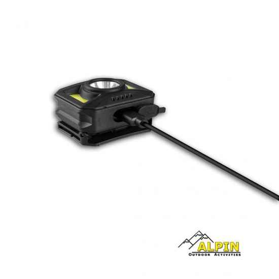 HEADLIGHT RED COB ALPIN 600LM