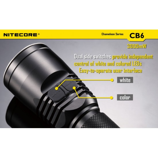 ΦΑΚΟΣ LED NITECORE CAMELEON CB6, BLUE ΦΑΚΟΣ LED NITECORE CAMELEON CB6, BLUE