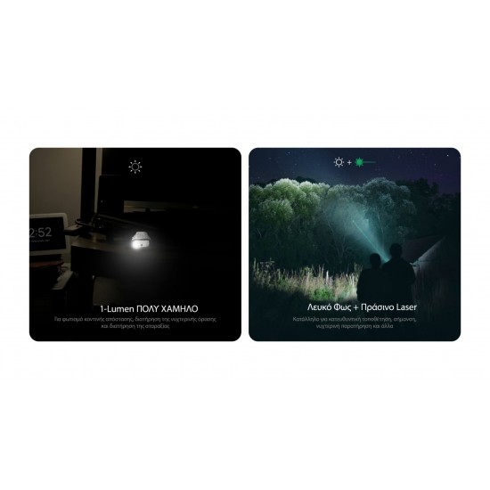 LED NITECORE EDC17 3 SOURCES LIGHT