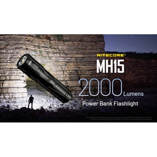ΦΑΚΟΣ LED NITECORE MULTI TASK HYBRID MH15 2000LUMENS