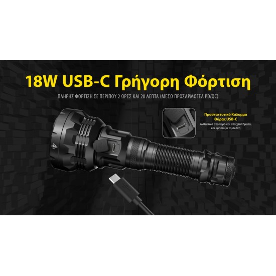LED NITECORE PRECISE P40 ULTRA LONG THROW 2900M