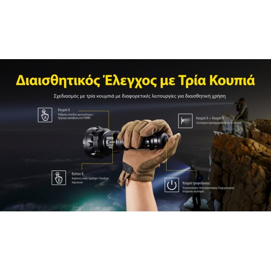 LED NITECORE PRECISE P40 ULTRA LONG THROW 2900M