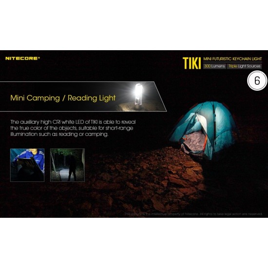 NITECORE TIKI LED FLASHLIGHT 300 LUMENS
