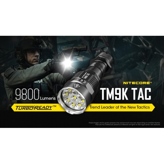 ΦΑΚΟΣ LED NITECORE TM9KTAC 9800 LUMENS ΦΑΚΟΣ LED NITECORE TM9KTAC 9800 LUMENS