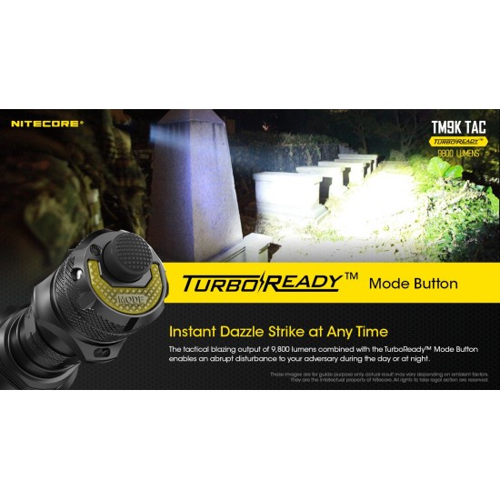 ΦΑΚΟΣ LED NITECORE TM9KTAC 9800 LUMENS ΦΑΚΟΣ LED NITECORE TM9KTAC 9800 LUMENS