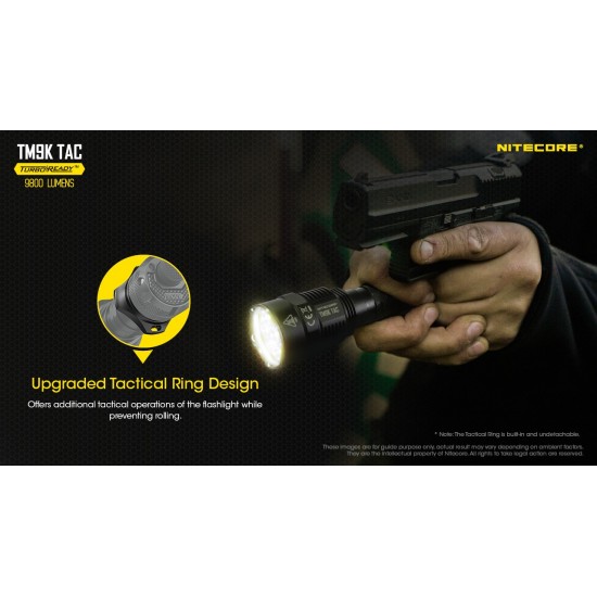 ΦΑΚΟΣ LED NITECORE TM9KTAC 9800 LUMENS ΦΑΚΟΣ LED NITECORE TM9KTAC 9800 LUMENS