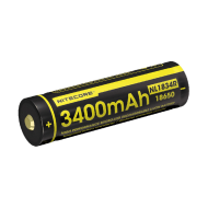 NITECORE 18650 / 3400MAH/MICRO USB BATTERY