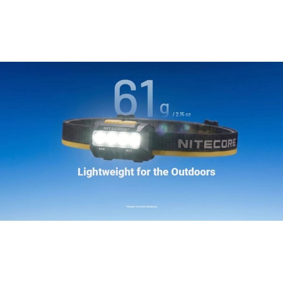 Φακός Κεφαλής LED Nitecore HA19, 600 lumens MCT, RGB, CRI Φακός κεφαλής Nitecore HA19 (600 Lumens) με MCT UHE LED (3000K-6500K), έγχρωμο φωτισμό RGB, στεγανότητα IP68 & τροφοδοσία με 2xAA. 5 χρόνια εγγύηση