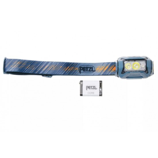 Φακός Κεφαλής Petzl Aria 2R RGB 625lm Premium αδιάβροχος (IP67) επαναφορτιζόμενος φακός κεφαλής Petzl Aria 2R RGB 625 Lumens. Με λευκό, κόκκινο, πράσινο, μπλε LED & μπαταρία CORE. Εγγύηση 5 έτη