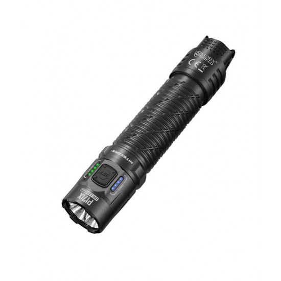 Professional Nitecore P17ix Flashlight with 4 x NiteLab M515S LEDs, 5000-Lumen Output, Strobe Ready™ Technology, and Rechargeable 21700i Battery