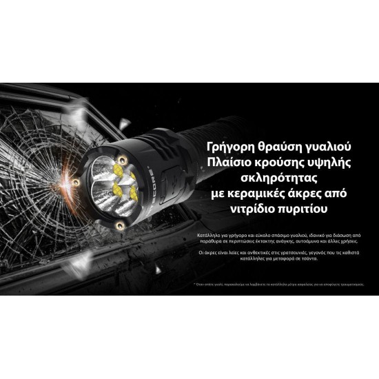 Nitecore P27iX - Rechargeable Flashlight with Variable Beam, LUMIN SHIELD® Technology & 430-Meter Range