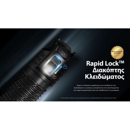 Nitecore P27iX - Rechargeable Flashlight with Variable Beam, LUMIN SHIELD® Technology & 430-Meter Range