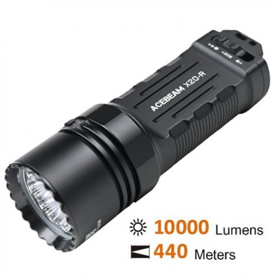 ACEBEAM X20-R 8x LUXEON HL4X - Powerful Rechargeable LED Flashlight