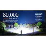 High-Power & Long-Range LED Flashlight with Power Bank - Acebeam X75 XHP70.2 HD - 80,000lm