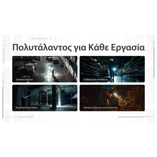 Φακός LED Nitecore EDC07 High CRI Ultra Slim 1500lm Εξαιρετικά λεπτός φακός LED Nitecore EDC07 (1500 Lumens). 3 θερμοκρασίες χρώματος (3000K, 4500K, 6500K), High CRI, USB-C φόρτιση, βάρος 70g & στεγανότητα IP67