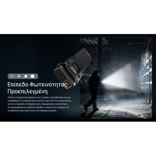 Φακός Nitecore EDC 23 UHi LED, 2500 Lumens, Strobe Ready Επαγγελματικός επιχειρησιακός φακός Led Nitecore EDC23 UHi με ισχύ 2500 Lumens και εμβέλεια 280m. Διαθέτει OLED οθόνη, τεχνολογία Strobe Ready και φόρτιση USB-C