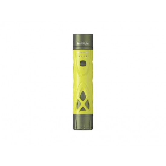 LED Flashlight Nitecore TrailSight 1200 Lumens (530m) Nitecore TrailSight LED flashlight made from magnesium alloy. 1200 Lumens output, 530m beam distance, NiteLab UHi 20 LED, IP68 waterproof rating & USB-C charging for Trail Running
