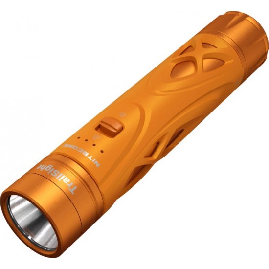 LED Flashlight Nitecore TrailSight 1200 Lumens (530m) Nitecore TrailSight LED flashlight made from magnesium alloy. 1200 Lumens output, 530m beam distance, NiteLab UHi 20 LED, IP68 waterproof rating & USB-C charging for Trail Running