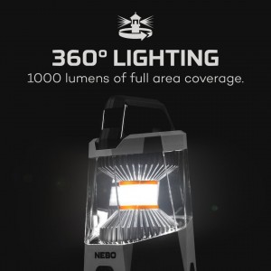 WATERPROOF LIGHT - LANTERN NEBO GALILEO 1000 LUMEN LATERN