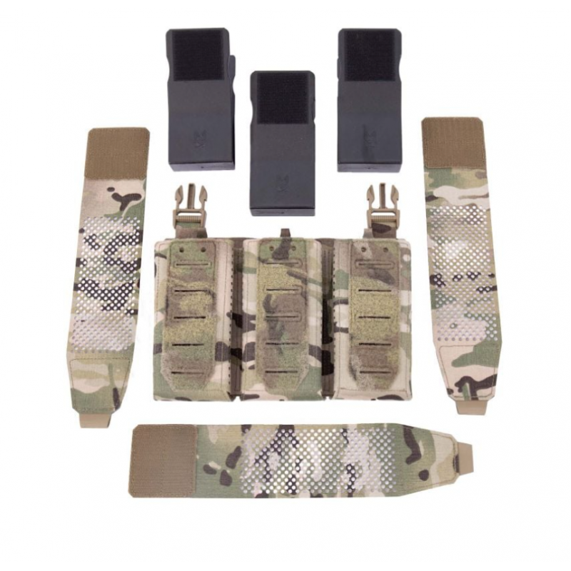 CHEST RIG WARRIOR ASSAULT MCR CHAMELEON LASER CUT X HARNESS PLATE ...