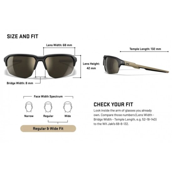 Αντιβαλλιστικά Γυαλιά Wiley X JAKL (CAPTIVATE Grey - Matte Black) Αντιβαλλιστικά γυαλιά ηλίου Wiley X JAKL (CHJKL02). Φακοί CAPTIVATE™ Non-Polarized Grey, σκελετός Matte Black & πιστοποιήσεις ANSI Z87.1+ / MIL-PRF-32432A