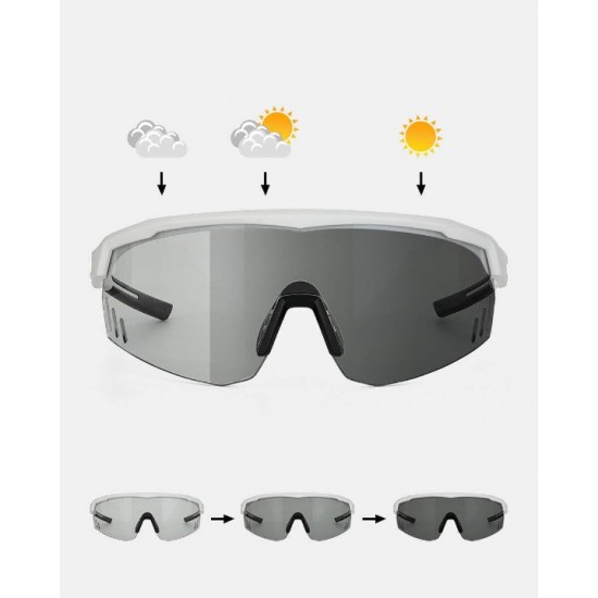 Kilpi Lecanto Photo-U Photochromic Sunglasses - TU0905KI Kilpi Lecanto Photo-U Sports Sunglasses with Automatic Variable-Tint Lenses, UV 400 Protection, Anti-Fog Ventilation & Hard Protective Case
