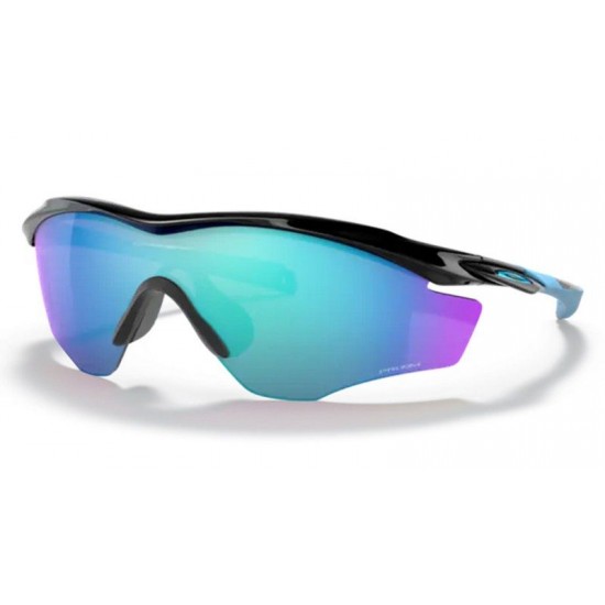 Γυαλιά Ηλίου Oakley M2 Frame Xl Black / Prizm Sapphire Γυαλιά Ηλίου Oakley M2 Frame XL OO9343 934321. Μαύρος σκελετός με μπλε λεπτομέρειες, φακοί Prizm Sapphire Mirror (Μπλε Καθρέπτης), σχεδιασμός μάσκας XL & προστασία UV