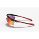 Γυαλιά Ηλίου Oakley M2 Frame XL Polished Black / Prizm Road Γυαλιά Ηλίου Oakley M2 Frame XL OO9343 934308. Μαύρος σκελετός με κόκκινους βραχίονες, εξειδικευμένοι φακοί Prizm Road, σχεδιασμός μάσκας XL & προστασία UV