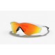 Γυαλιά Ηλίου Oakley M2 Frame XL Polished White / Fire Iridium Γυαλιά Ηλίου Oakley M2 Frame XL OO9343 934305. Γυαλιστερός λευκός σκελετός, φακοί Fire Iridium (κόκκινος/χρυσός καθρέπτης), σχεδιασμός μάσκας XL & προστασία UV