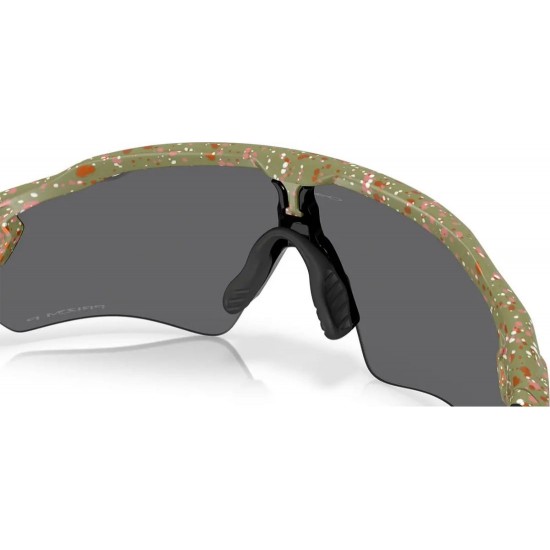Polarized Sunglasses – Oakley Radar EV Path Terrazzo Collection Oakley Radar EV Path Sports & Outdoor Sunglasses with O Matter™ Matte Fern Terrazzo frame and Prizm Black Polarized lenses.