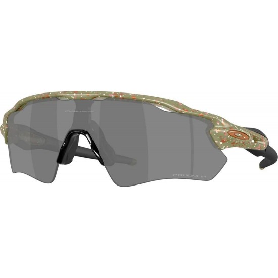 Polarized Sunglasses – Oakley Radar EV Path Terrazzo Collection Oakley Radar EV Path Sports & Outdoor Sunglasses with O Matter™ Matte Fern Terrazzo frame and Prizm Black Polarized lenses.