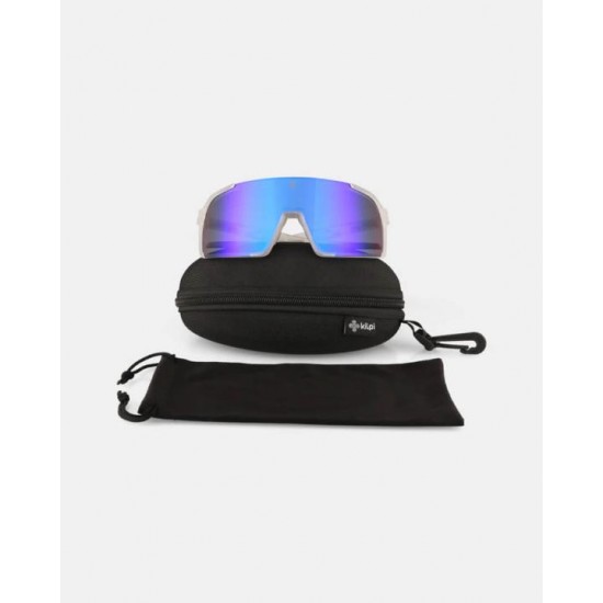 Unisex Sunglasses - Kilpi Lecanto-U Kilpi Lecanto-U Unisex Sports & Casual Sunglasses with UV400 Protection, Mirrored Lenses, Polycarbonate Frame, Adjustable Nose Pad & Carrying Case