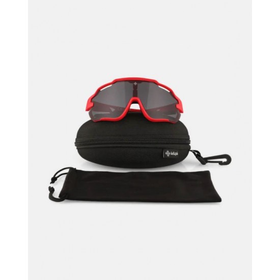 Unisex Sunglasses - Kilpi Shadon-U Kilpi Shadon-U Unisex Sports Sunglasses with UV400 Protection, Polycarbonate Construction, Mirrored Lenses, Adjustable Nose Pad & Anti-Slip Temples, Durable & Stable