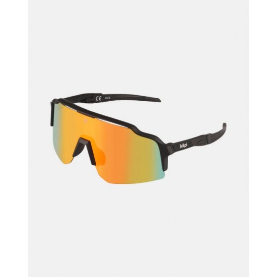Kilpi Solis-U Unisex Sports Sunglasses with Polycarbonate Mirrored Lenses, UV400 Protection, Adjustable Nose Pad & Protective Case
