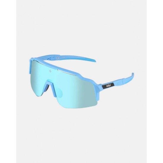 Kilpi Solis-U Unisex Sports Sunglasses with Polycarbonate Mirrored Lenses, UV400 Protection, Adjustable Nose Pad & Protective Case