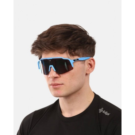 Kilpi Solis-U Unisex Sports Sunglasses with Polycarbonate Mirrored Lenses, UV400 Protection, Adjustable Nose Pad & Protective Case