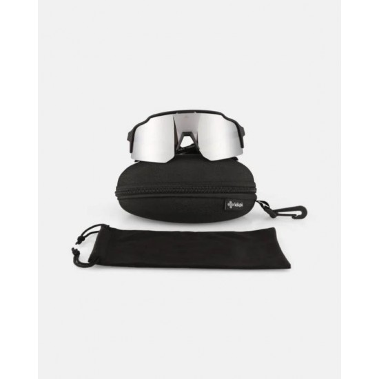 Kilpi Solis-U Unisex Sports Sunglasses with Polycarbonate Mirrored Lenses, UV400 Protection, Adjustable Nose Pad & Protective Case
