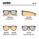 Γυαλιά ηλίου Uvex LGL 29 Black Matt / Silver. Μοντέρνος σχεδιασμός lifestyle, φακός καθρέφτης Cat. 3, προστασία από υπεριώδη & υπερέρυθρη ακτινοβολία