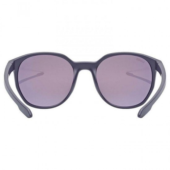 Uvex LGL 54 Sunglasses Blue Matt / Mirror Purple Uvex Sports Sunglasses with Purple Mirrored Lenses, Infrared Radiation Protection, Category 3 Filter, Weight 23g