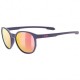Uvex LGL 54 Sunglasses Blue Matt / Mirror Purple Uvex Sports Sunglasses with Purple Mirrored Lenses, Infrared Radiation Protection, Category 3 Filter, Weight 23g