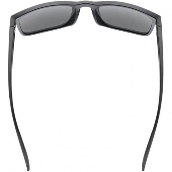 Γυαλιά Ηλίου Uvex Poise P - Black Matt / Smoke Polarized Αθλητικά Γυαλιά Uvex Poise P με Πολωτικούς Φακούς Polavision®, Φινίρισμα Καθρέφτη με Προστασία Υπερύθρων και 100% Προστασία UV400