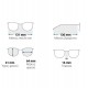 Γυαλιά Ηλίου Uvex Sportstyle 233 P - Polarized Αθλητικά Γυαλιά Ηλίου Uvex με Πολωτικούς Φακούς Καθρέφτη, Φίλτρο UV400 Κατηγορίας 3, Ορθογώνιο Σκελετό Μαύρο Ματ