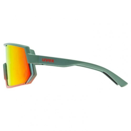 Uvex Sportstyle 235 Moss Grapefruit Matt / Mirror Red Sunglasses
