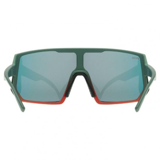 Uvex Sportstyle 235 Moss Grapefruit Matt / Mirror Red Sunglasses