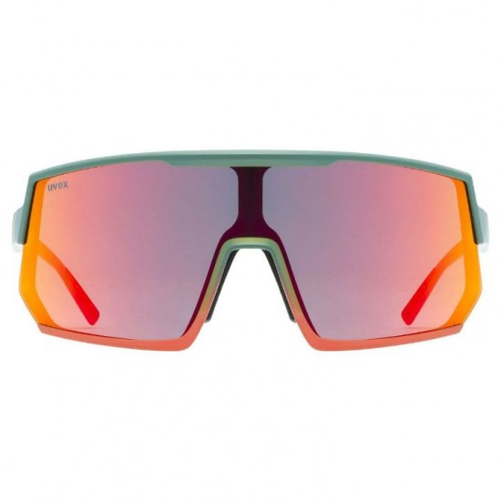 Uvex Sportstyle 235 Moss Grapefruit Matt / Mirror Red Sunglasses