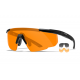 WILEY X SABER  ADVANCED 3 LENS FRAME SUN GLASSES